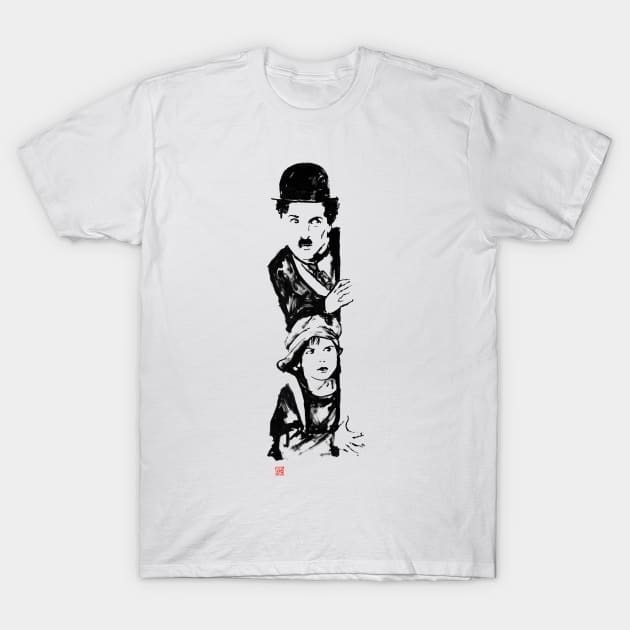 charlie and the kid T-Shirt by pechane